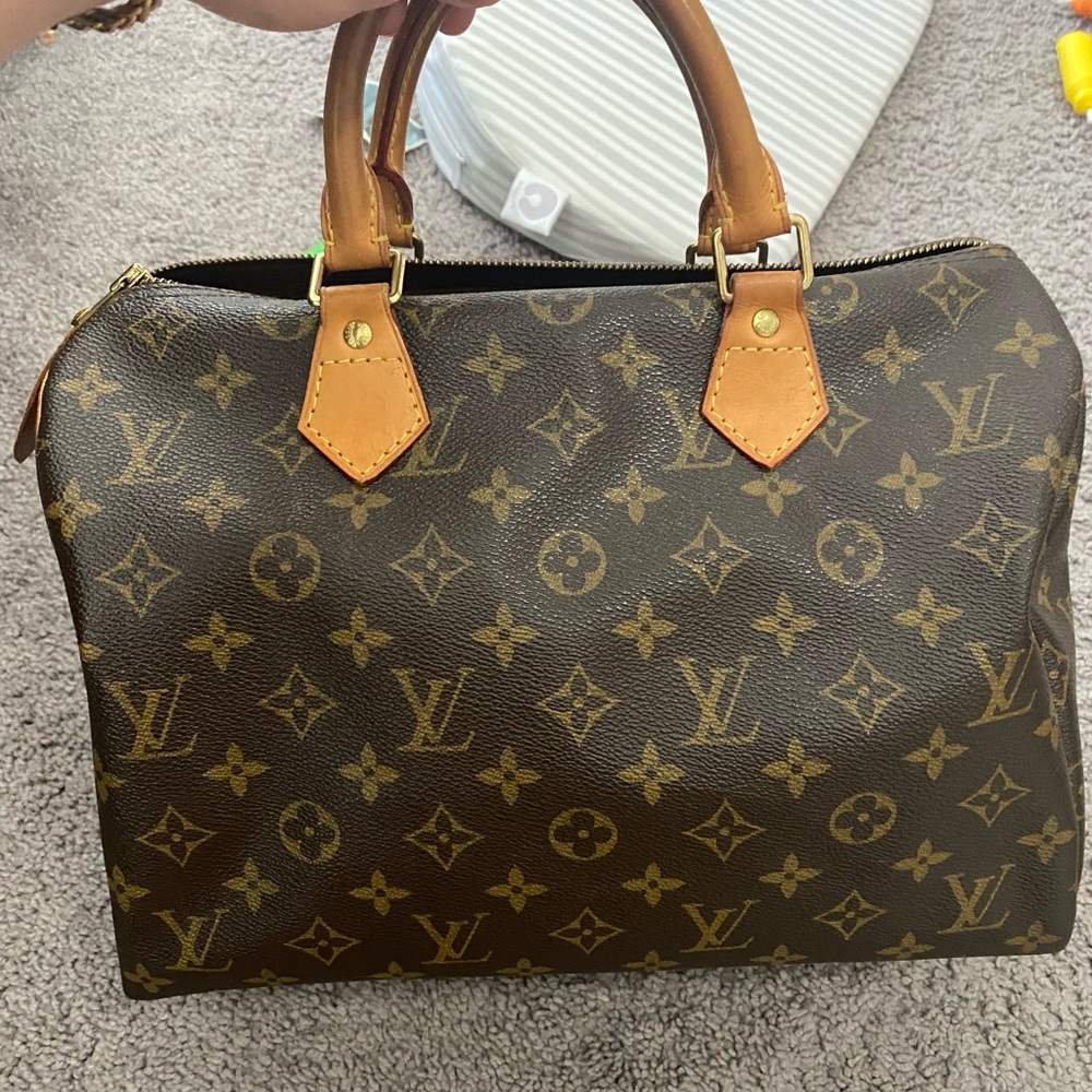 Louis Vuitton Speedy 30 Monogram Canvas Handbag